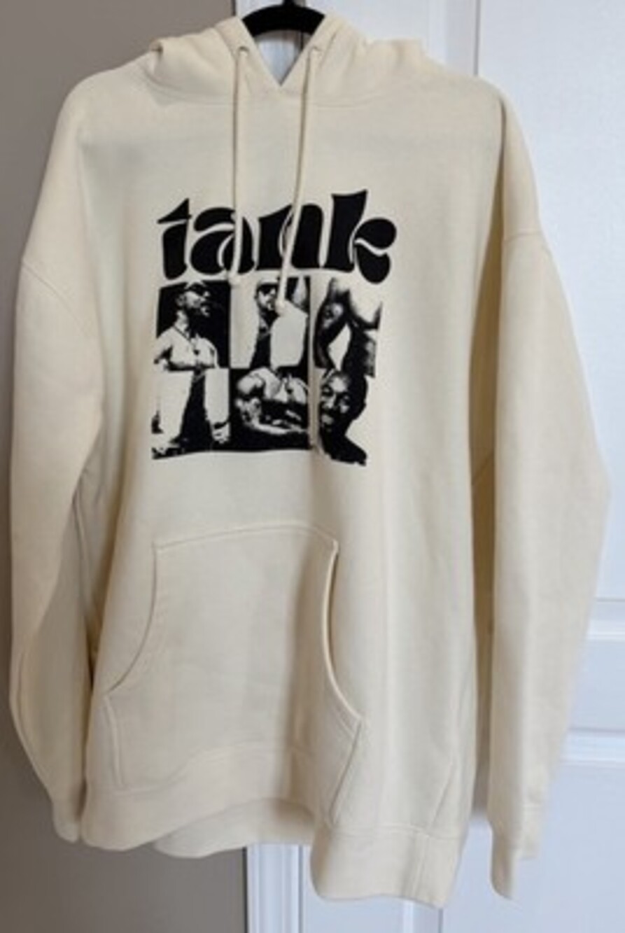 Tank R&B Money Tour Official Merchandise Cream Sweatshirt Size XL NWOT